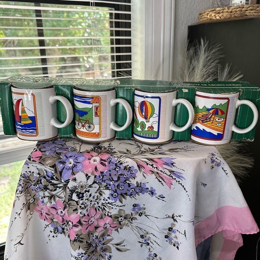 Vintage Stoneware Mugs